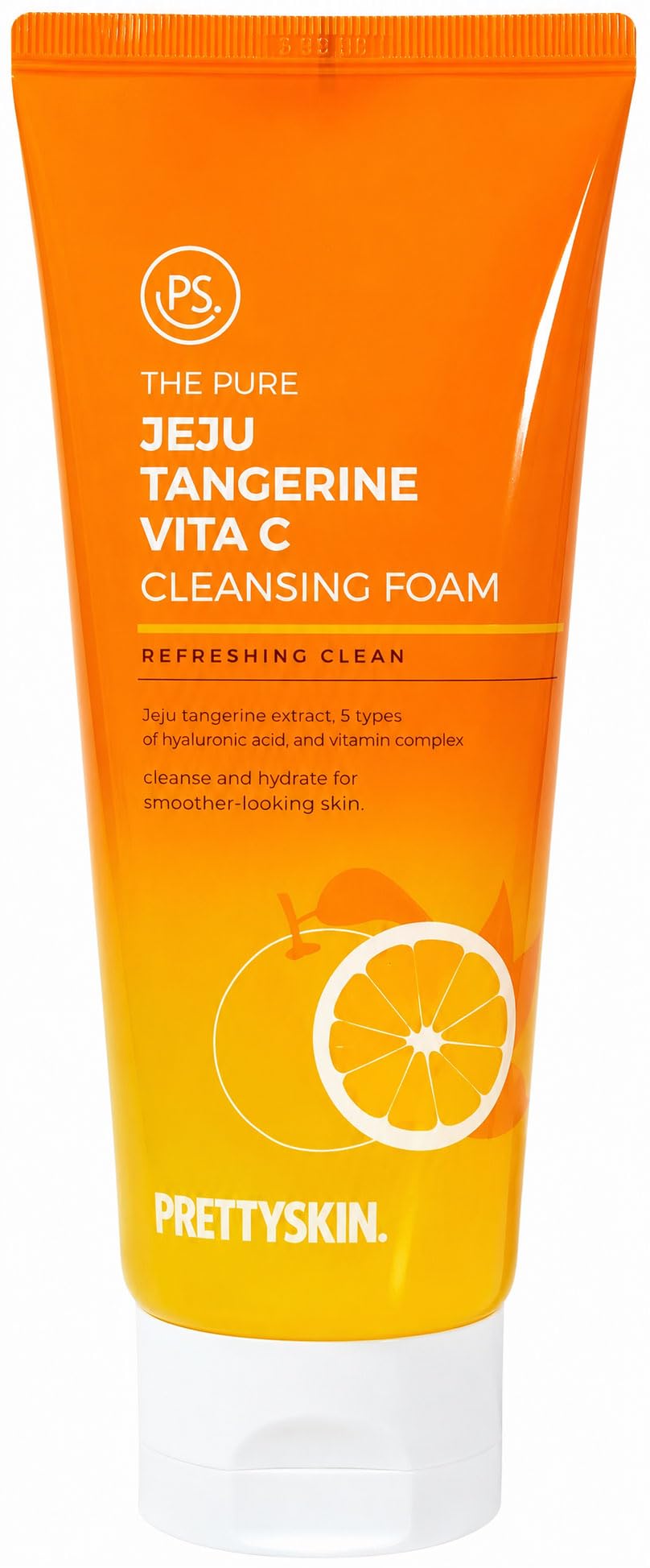 Amazon.com: PRETTYSKIN Vitamin Cleansing Foam with Jeju Tangerine